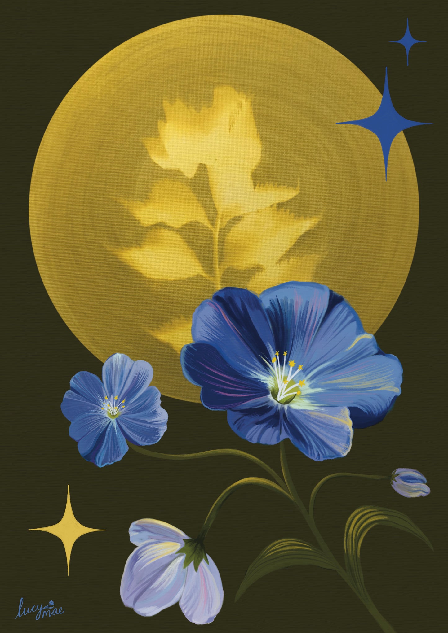 'Flower Moon' Print