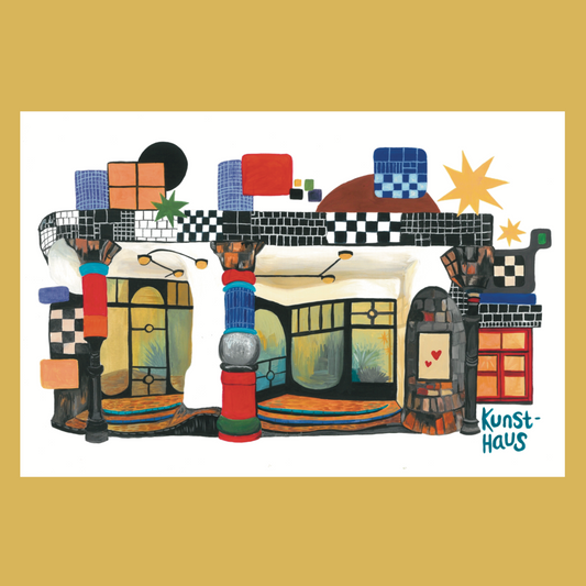 A4 Art Print – “Kunst Haus Wien” (Hundertwasser Museum)