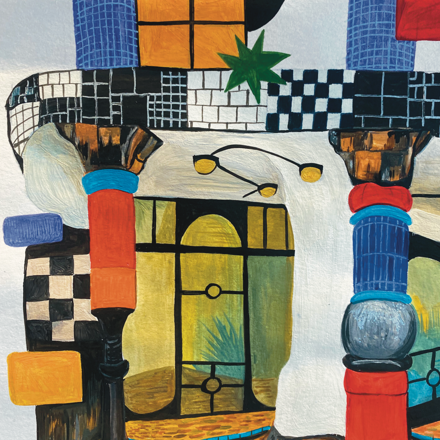 A4 Art Print – “Kunst Haus Wien” (Hundertwasser Museum)