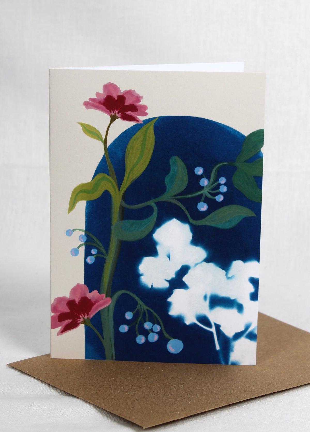 'Cosmos' Greetings Card
