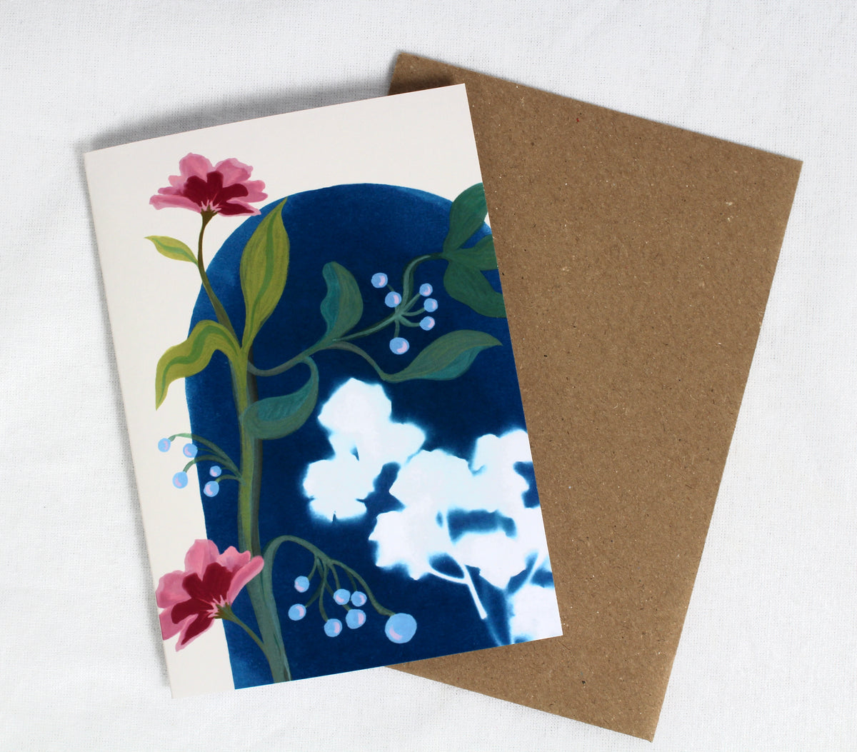 'Cosmos' Greetings Card