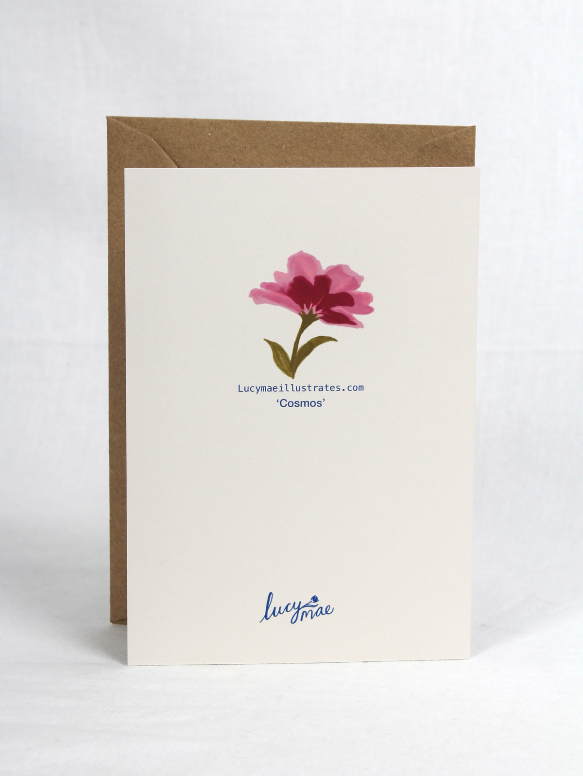 'Cosmos' Greetings Card