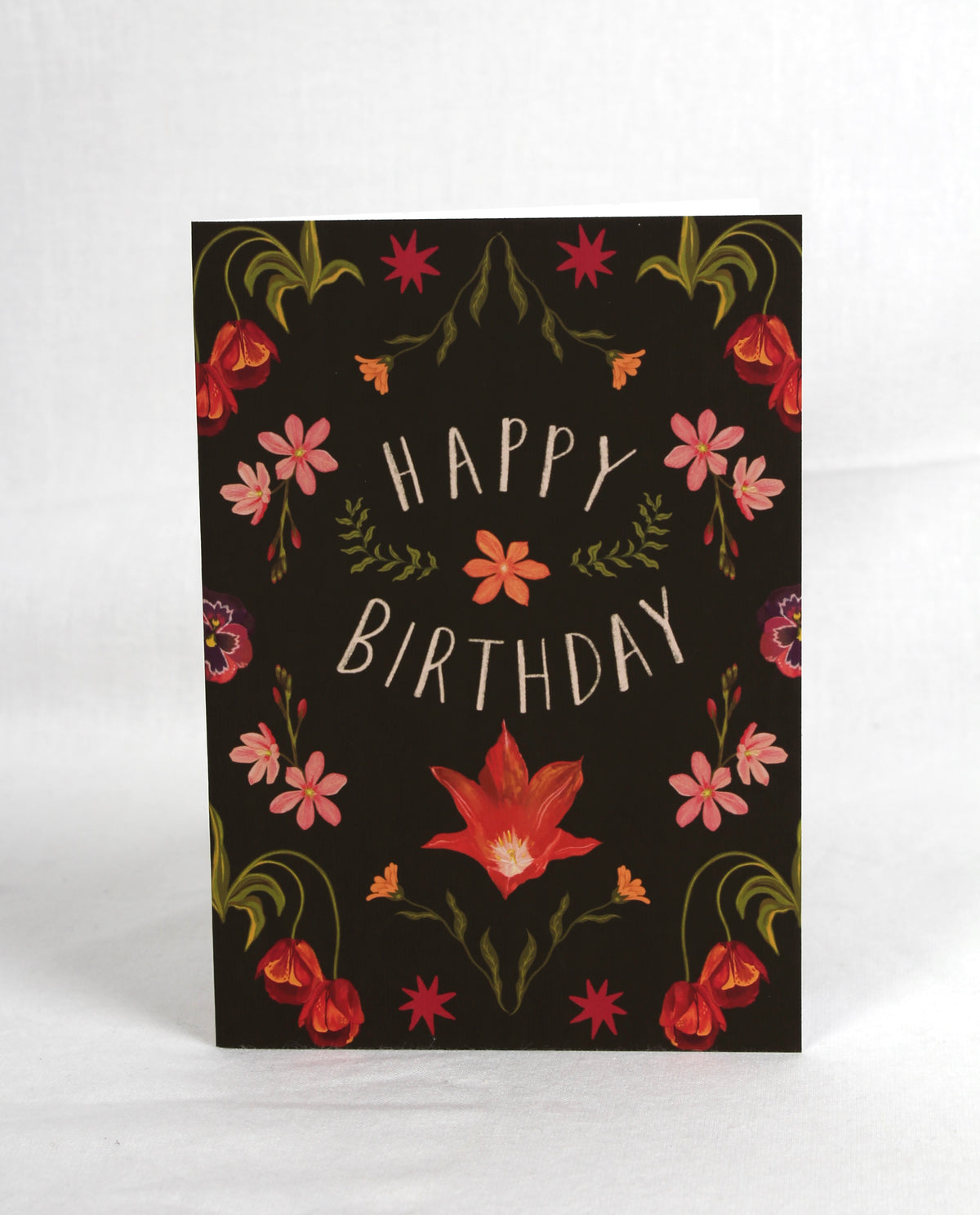 'Spring Flowers' Greetings Card