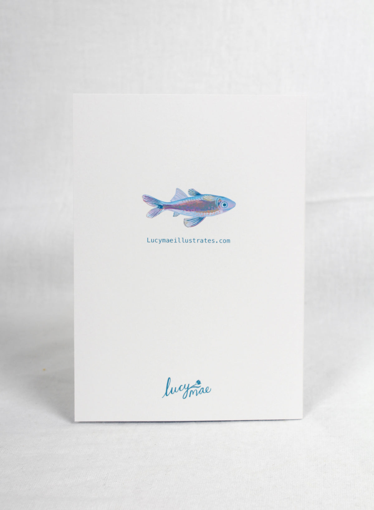'Rainbow Fish' Greetings Card