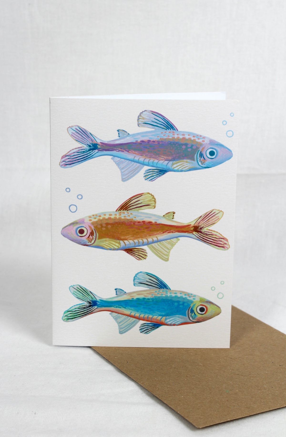 'Rainbow Fish' Greetings Card