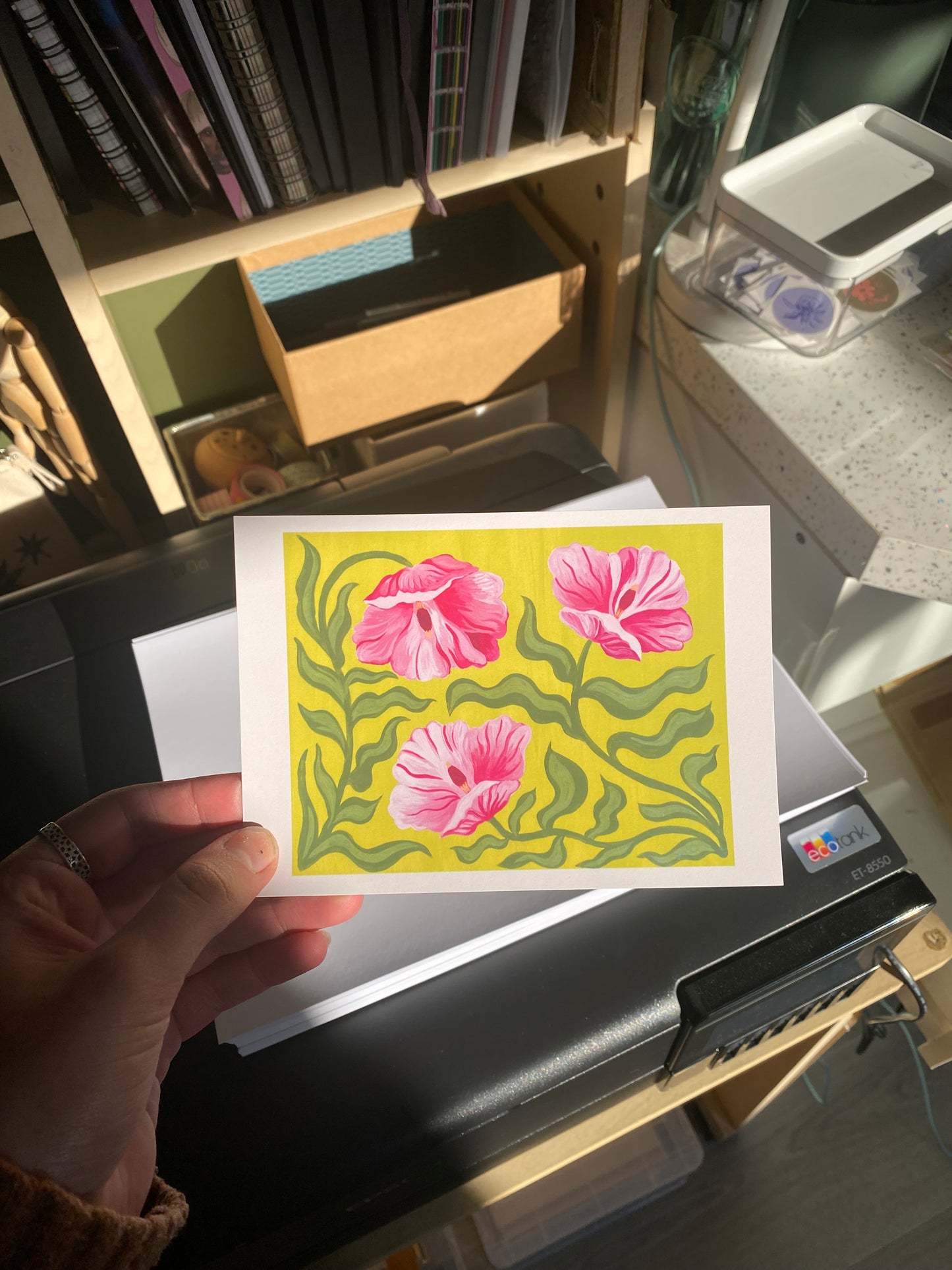 'Pink Poppies' Print