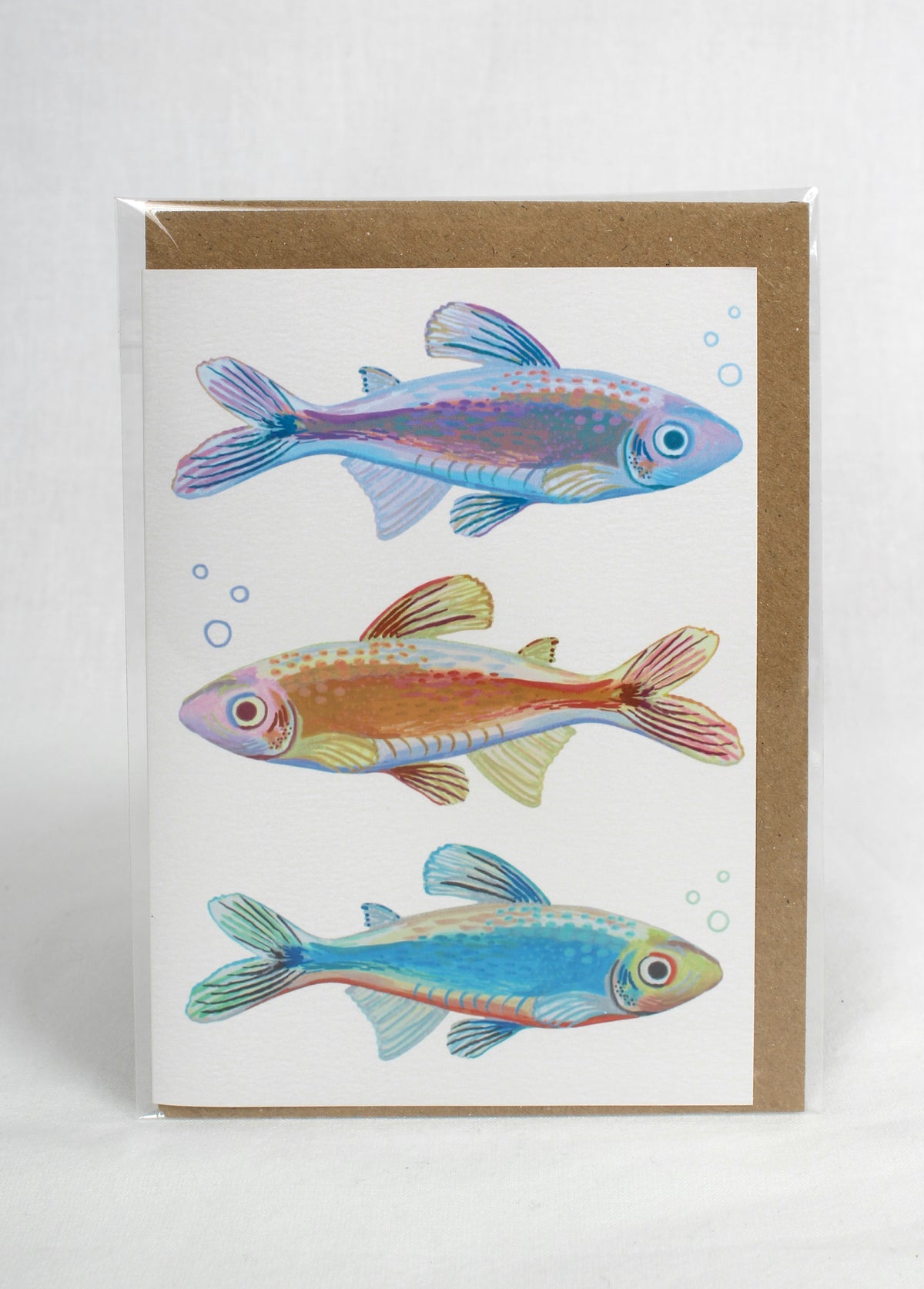 'Rainbow Fish' Greetings Card