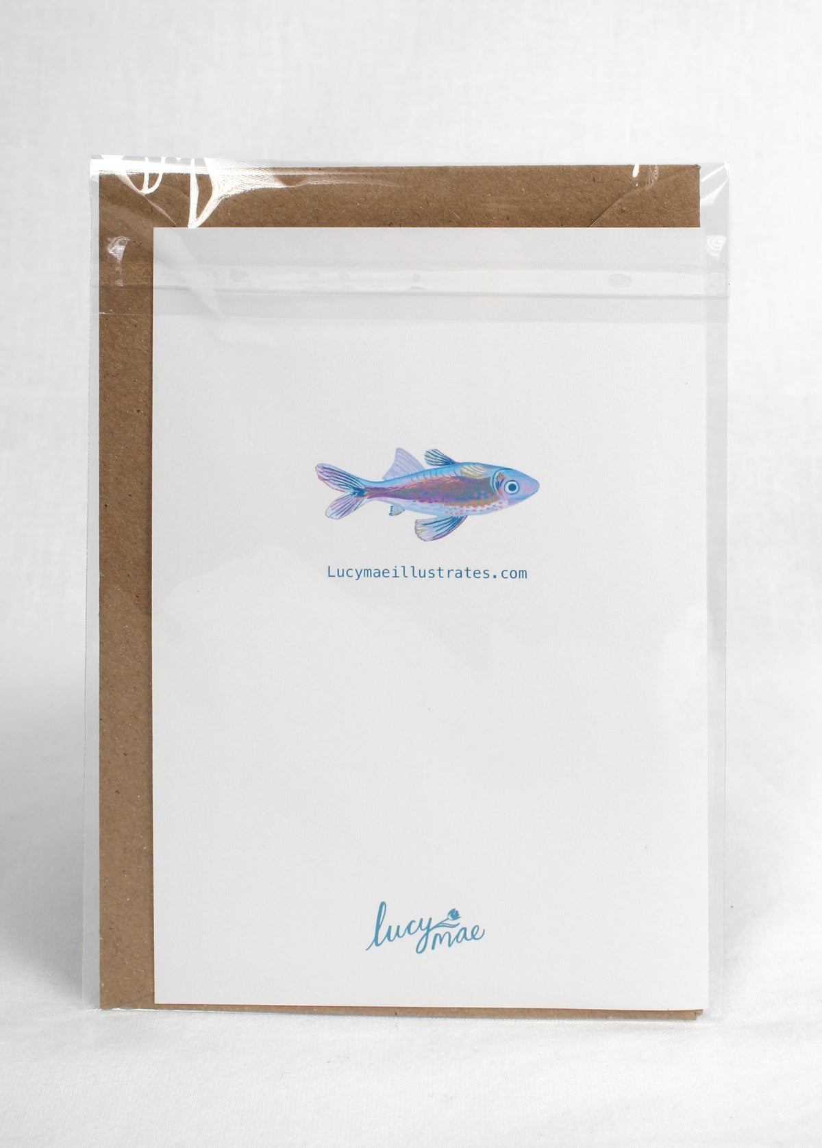 'Rainbow Fish' Greetings Card